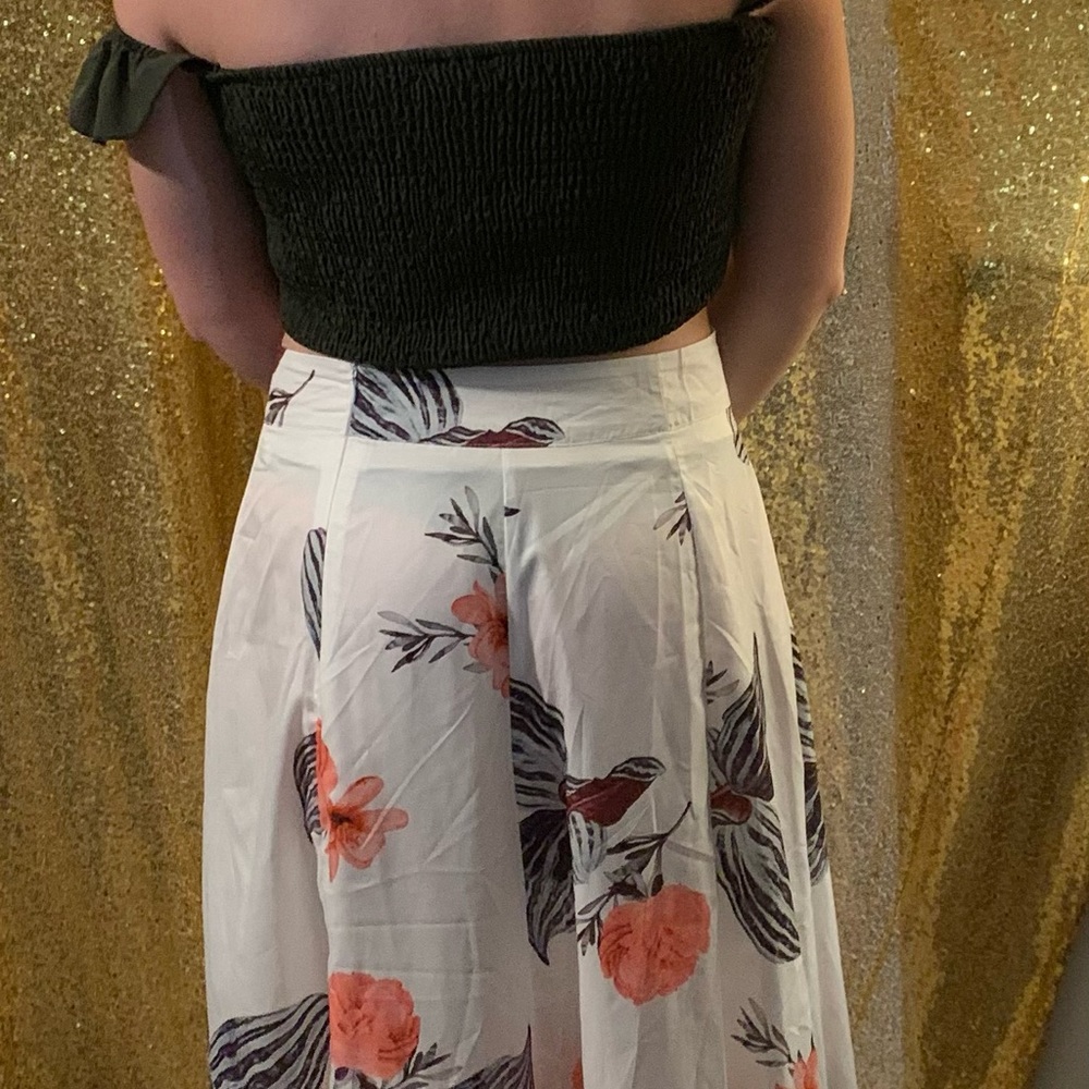 Two piece  maxi skirt summer set